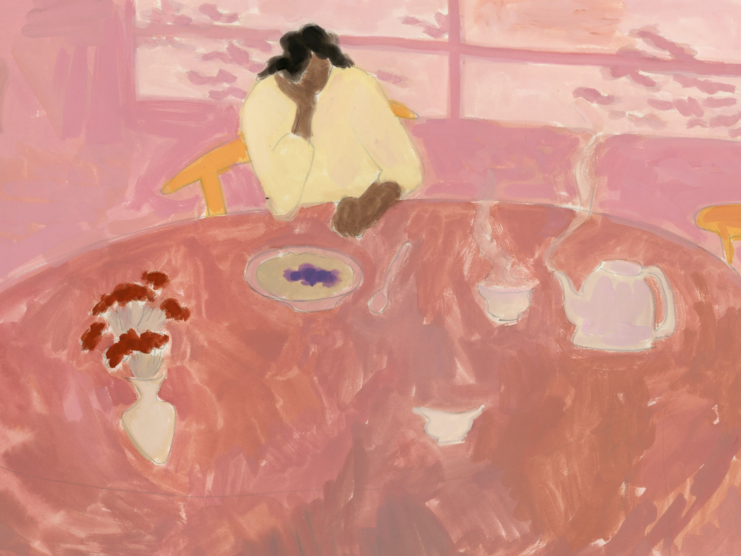 The Blueberry Oatmeal That Got Us Through Grief, Then Birth